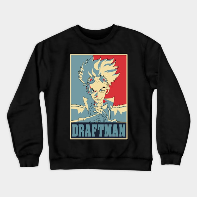 Draftman 02 Crewneck Sweatshirt by edwinj22